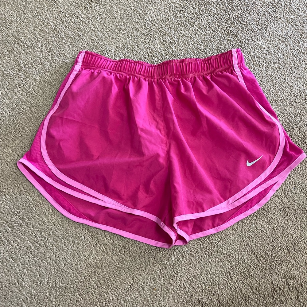 Nike Women's Vibrant Pink Athletic Shorts